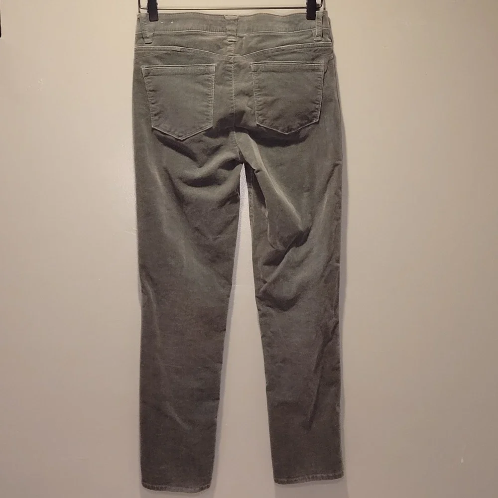 Wit‎ And Wisdom Corduroy Straight Leg Pants, Women's Size 4, Sage Green Gray